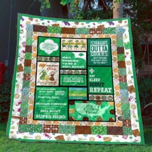 Girl Scout Cookie Quilt Blanket Yct8  Quilt